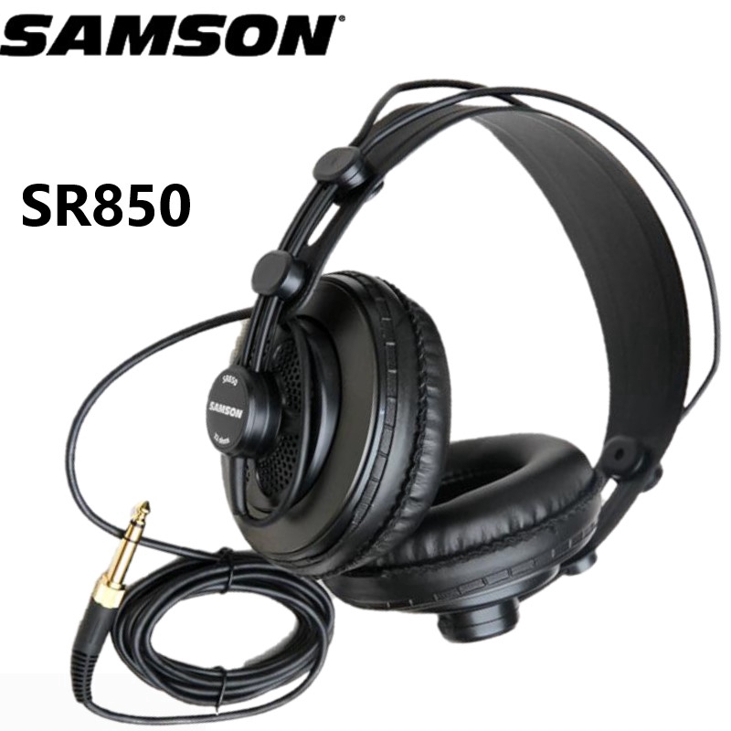 Samson SR850 Reference Monitor Dynamic Headphones Semi-open Design