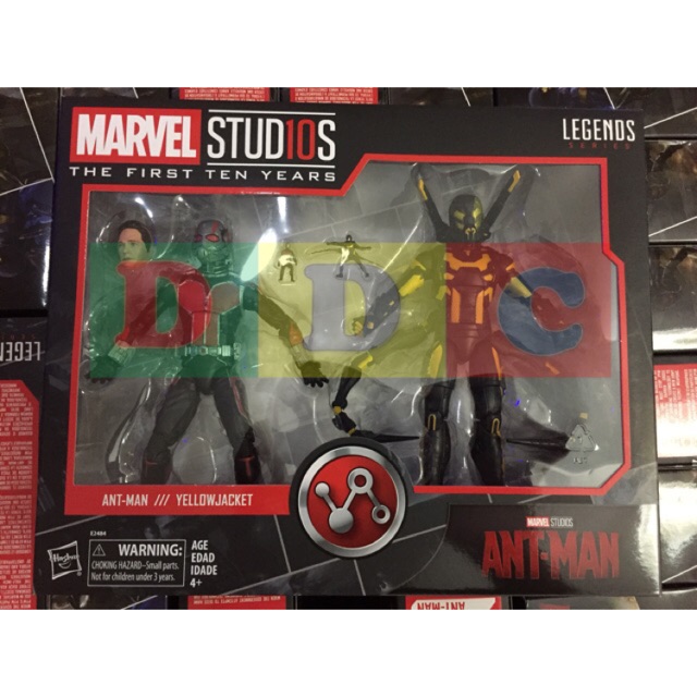 Marvel Legends MCU 10th ANNIVERSARY Ant Man and Yellow Jacket 2-pack ...