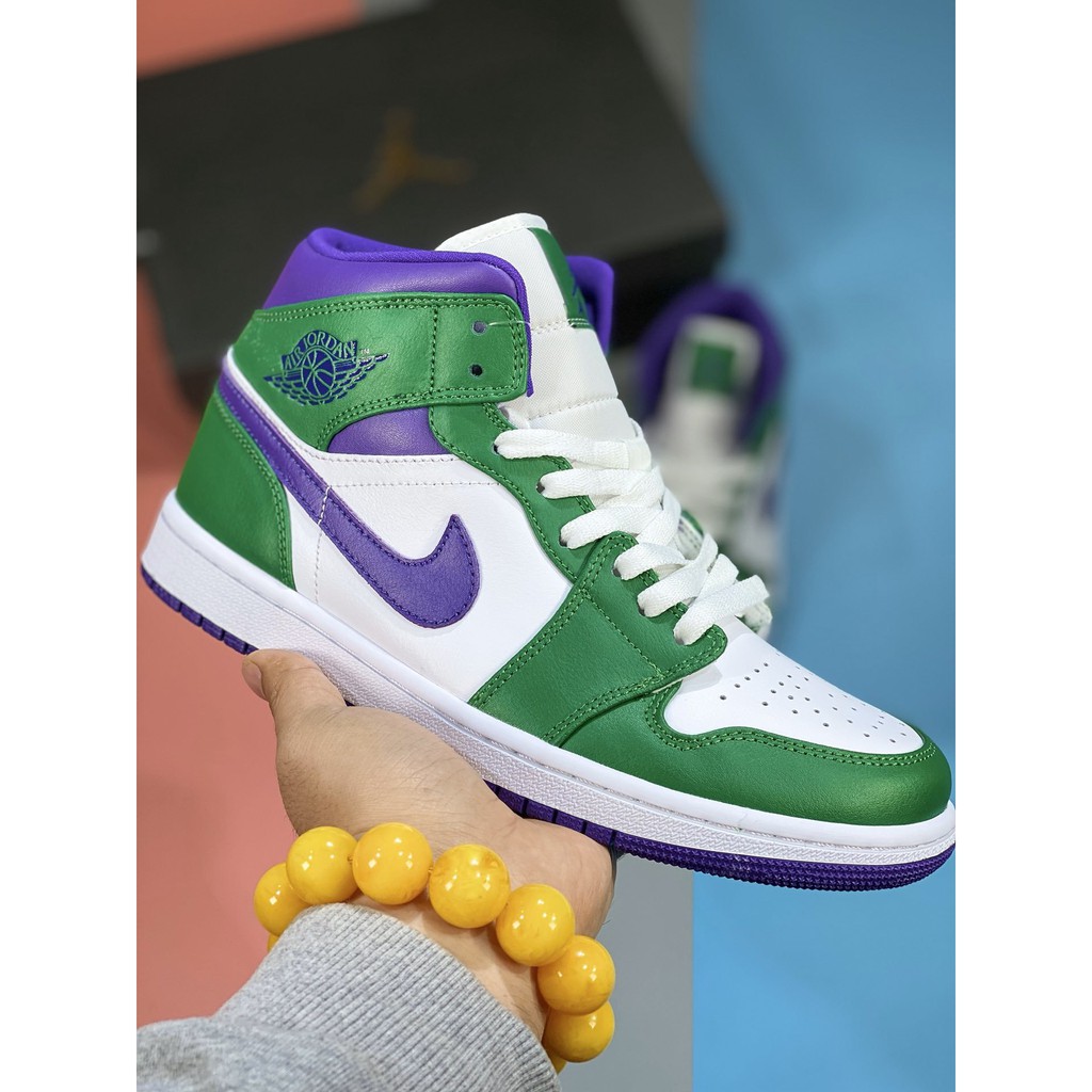 nike green purple