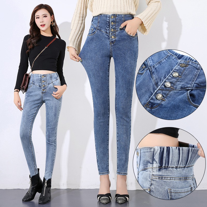 stretch waist jeans womens