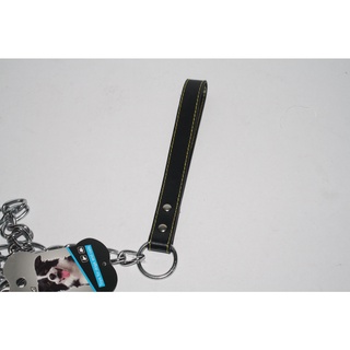 Dog Chain ( Steel Chain Leather Handle ) SC-2, #2