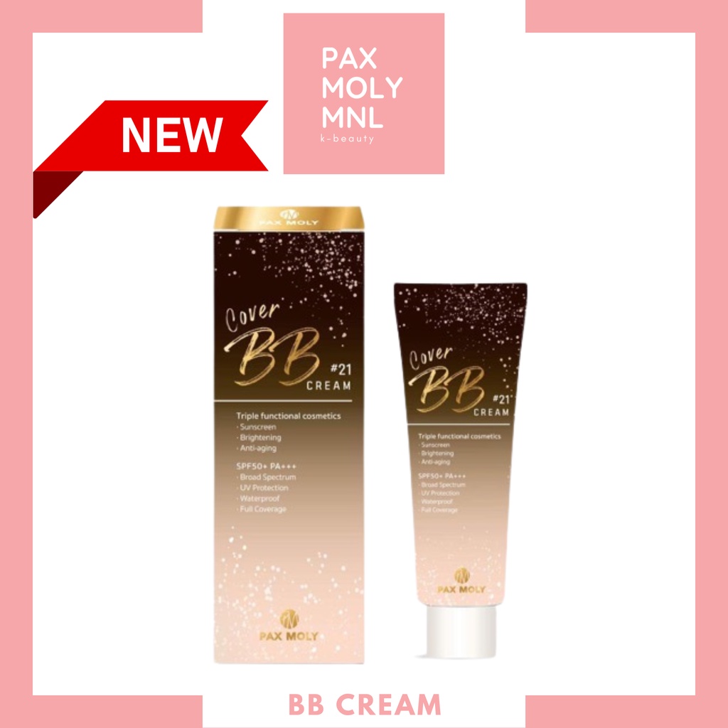 Pax Moly Cover BB Cream 30g [Shade #21 & #23] | Shopee Philippines