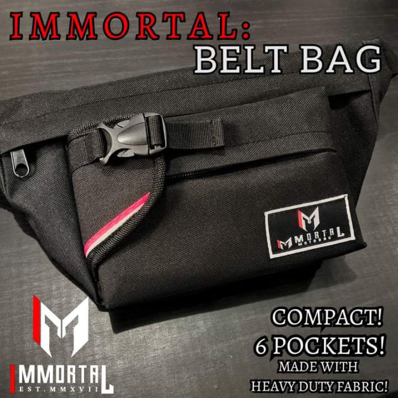 BELT BAG By IMMORTAL MOTOBAG Shopee Philippines
