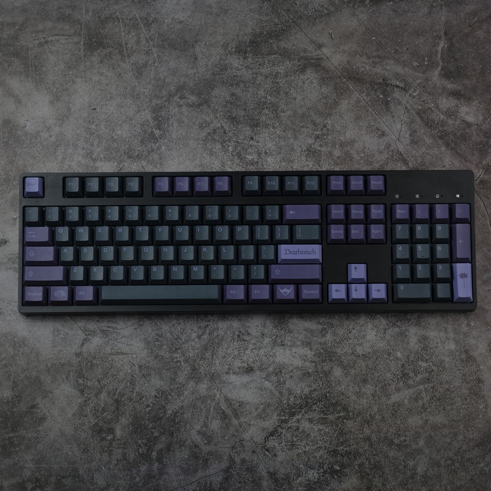 GMK Black Lotus Keycaps DYE Sublimation Keycap For Mechanical Keyboard ...