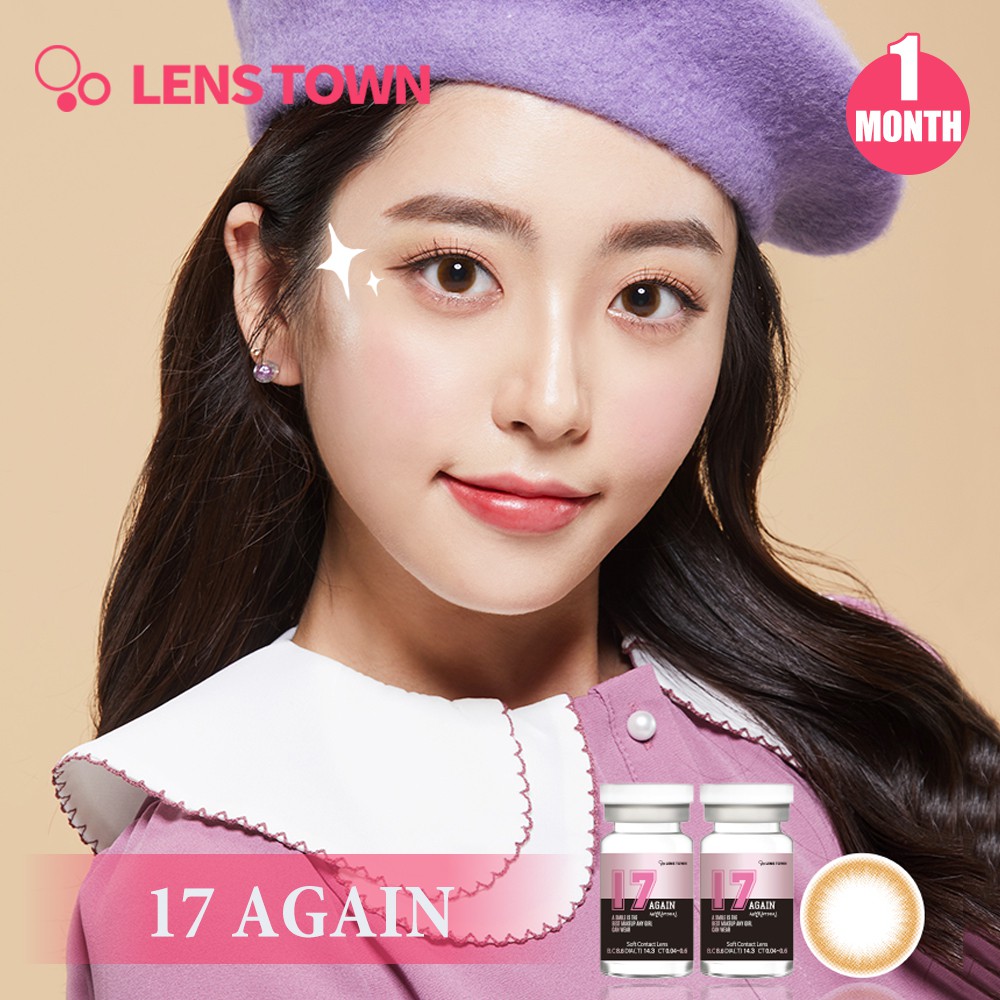 ★Korea Cosmetic Color Contact Lenses★ [LENS TOWN] 17again (1month/2pcs