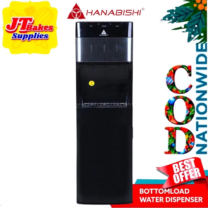 Hanabishi Bottom Load Water Dispenser HFSWD1900BL Black NbGv Shopee Philippines