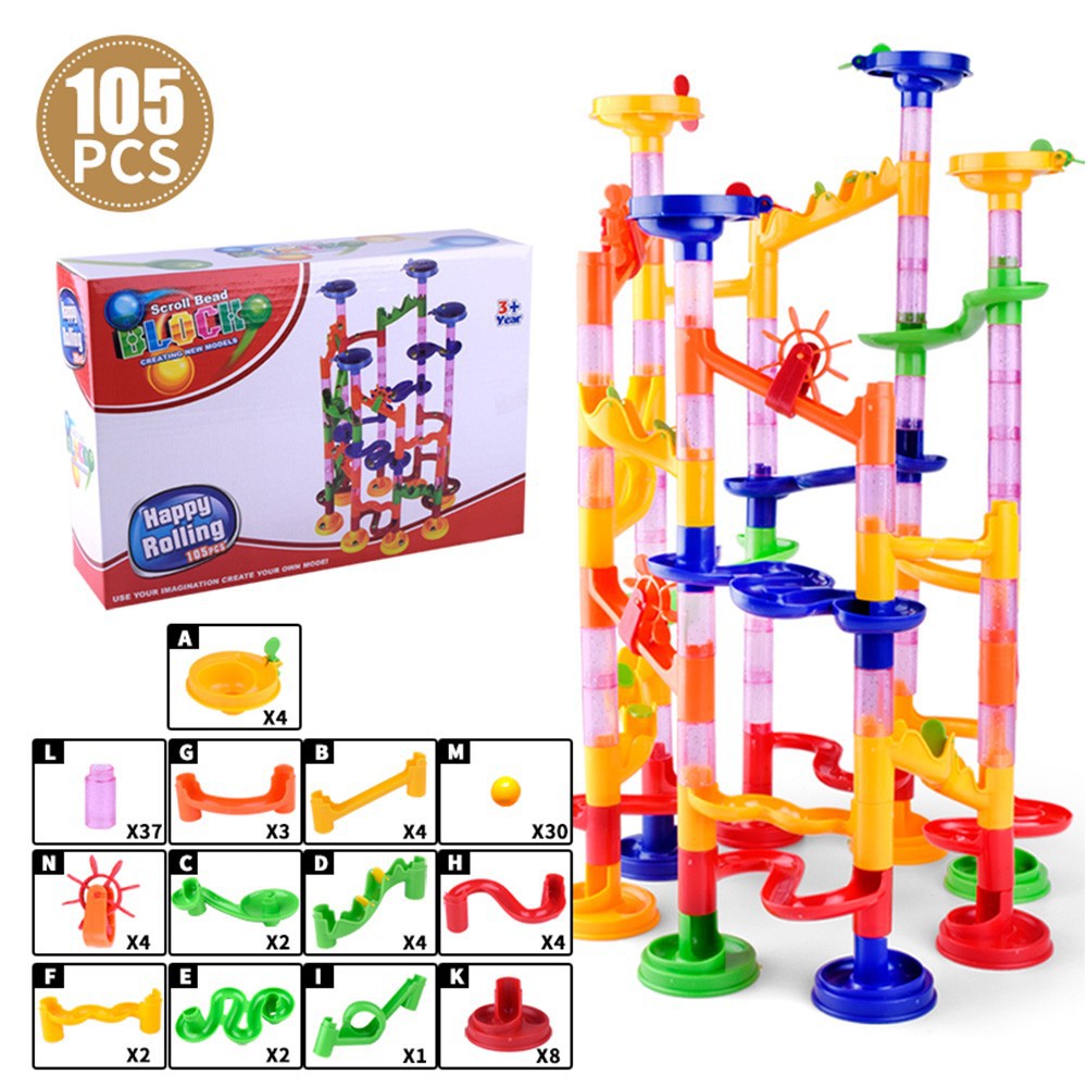 marble run 105 pieces