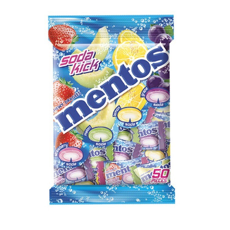 Mentos Soda Kick 50 Pieces Bag | Shopee Philippines