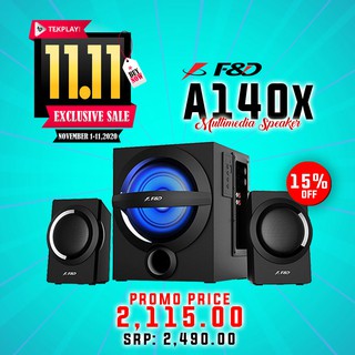 f&d a140x 2.1 channel multimedia bluetooth speakers