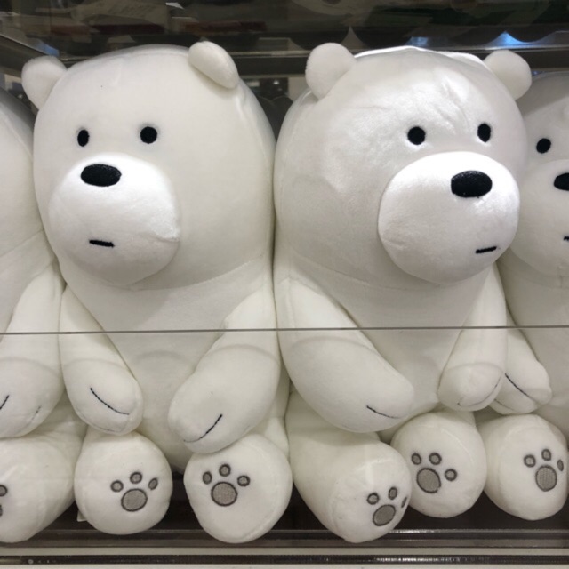 we bare bears ice bear plush