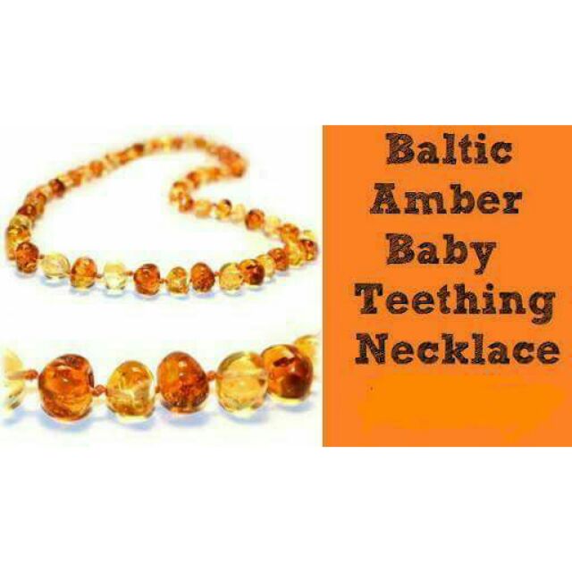 cheap amber teething necklace