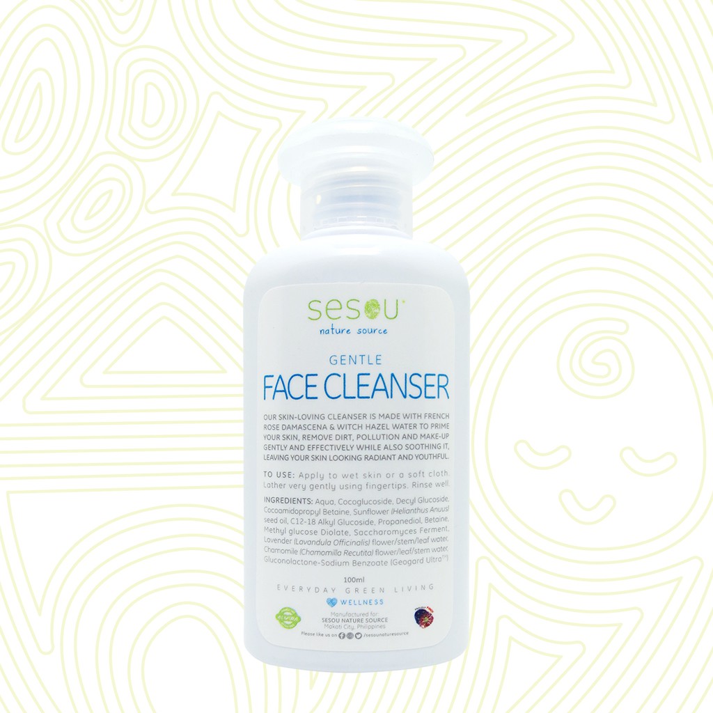 sesou nature source gentle face cleanser