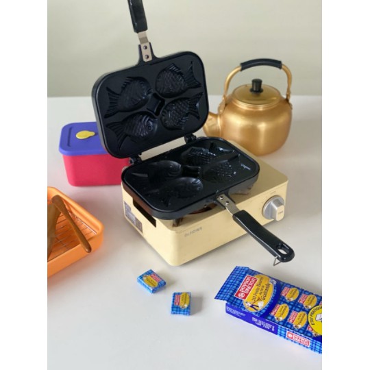 LrMY [Made in Korea] Fish Shape Waffle maker grill Pan Korean