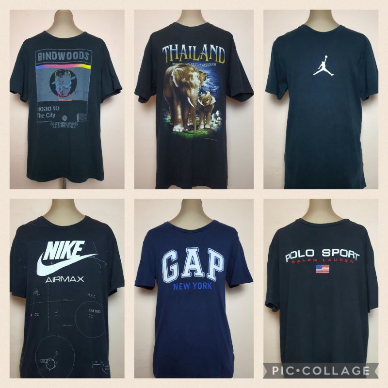 Preloved / Ukay-ukay T-shirt for Men (Set 1) | Shopee Philippines