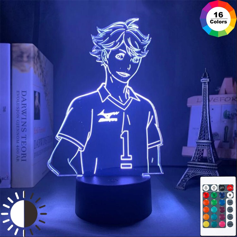 Haikyuu Toru Oikawa Led Night Lights 3d Anime Lamp Haikyuu Led Light Table Lamp For Home Decor Shopee Philippines