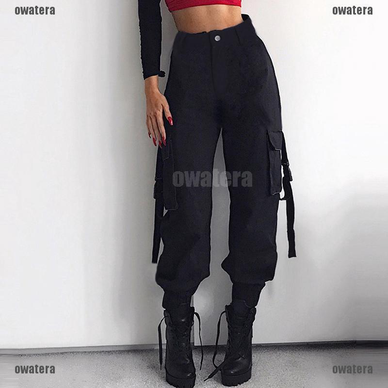 high waisted jogger pants