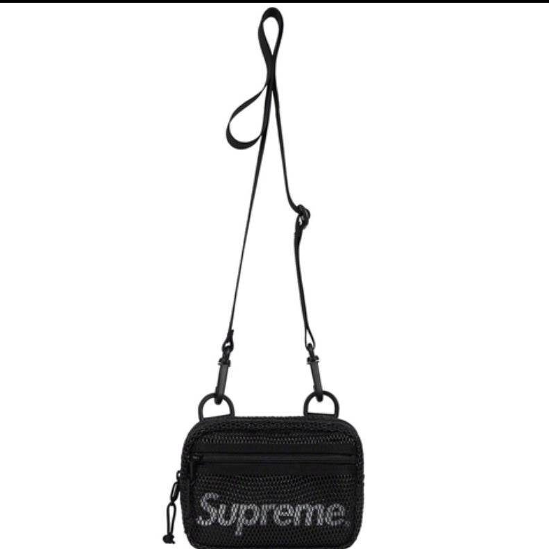 supreme white shoulder bag