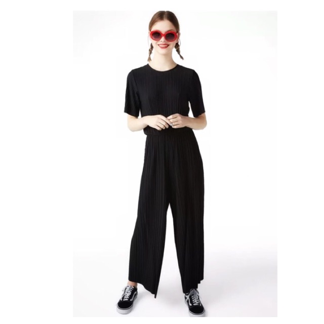 monki pleated jumpsuit