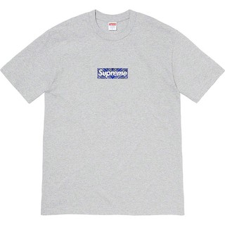 supreme red box logo tee