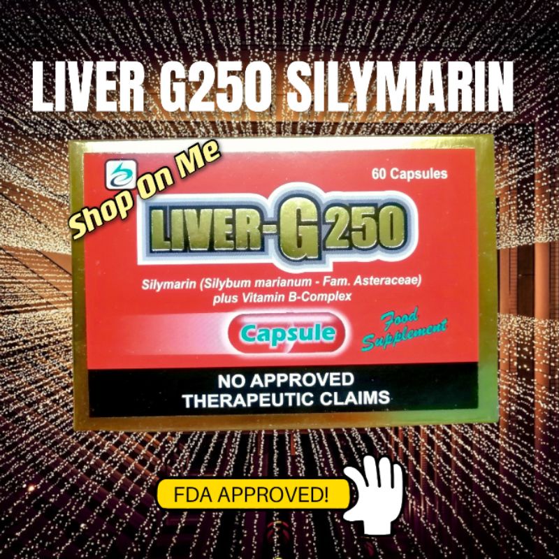 Liver G250 SILYMARIN Plus VITAMIN B-complex 60 Capsules Liver G ...