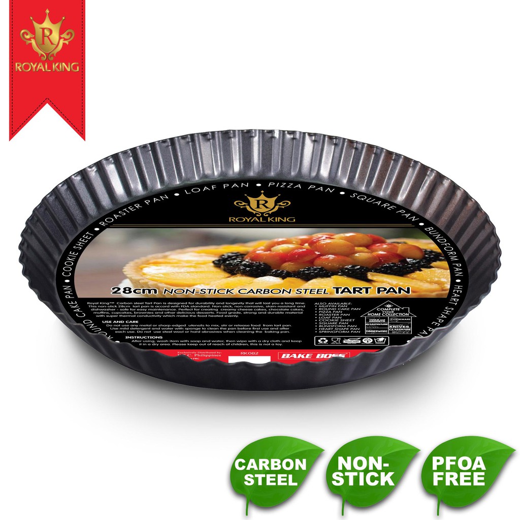 Royal King 28cm NonStick Carbon Steel Tart Pan Shopee Philippines