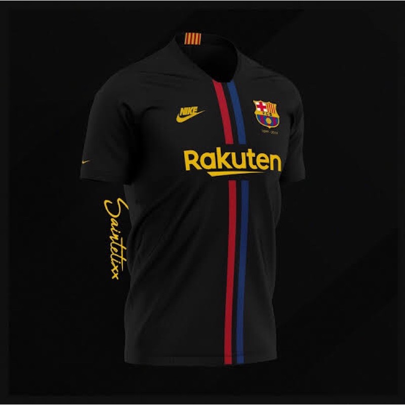 rakuten football jersey black
