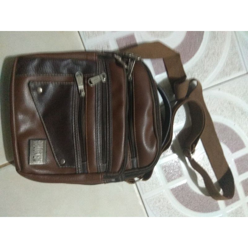 leather sling bag japan Shopee Philippines