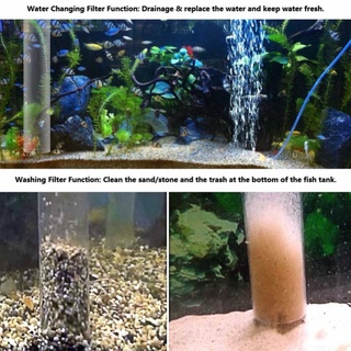 Water Aquarium Syphon Cleaner Fish Tank Gravel Sand Cleaner Vacuum Siphon Syphon Cleaner Water Changer Tools #3