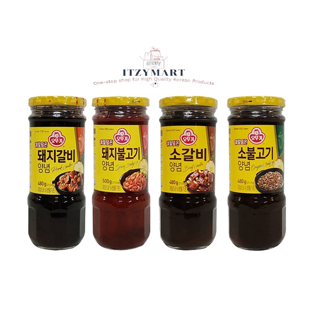 Ottogi Korean Bbq Sauce (BEEF GALBI, GALBI, SPICY BULGOGI,ORIGINAL