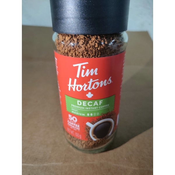 Tim Hortons Instant Coffee 100g (Decaf) Shopee Philippines