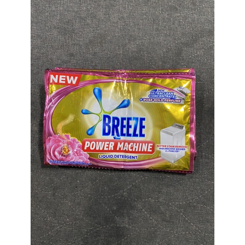 Breeze Power Machine Liquid Detergent dozen sachet 1 dozen 12 pieces