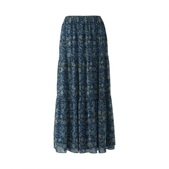 uniqlo tiered skirt