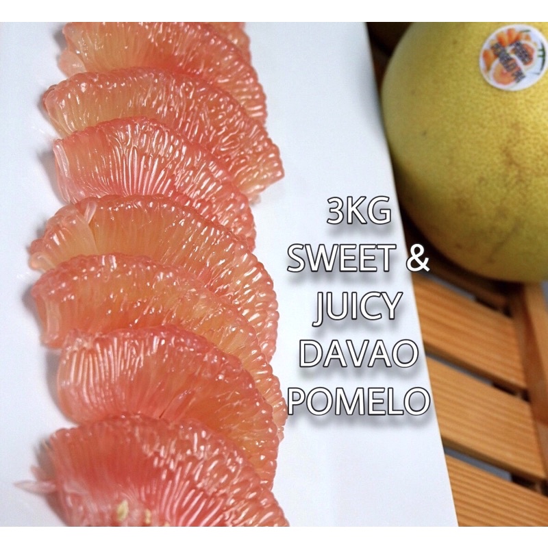 3kg Sweet & Juicy Boxed Davao Pomelo Shopee Philippines