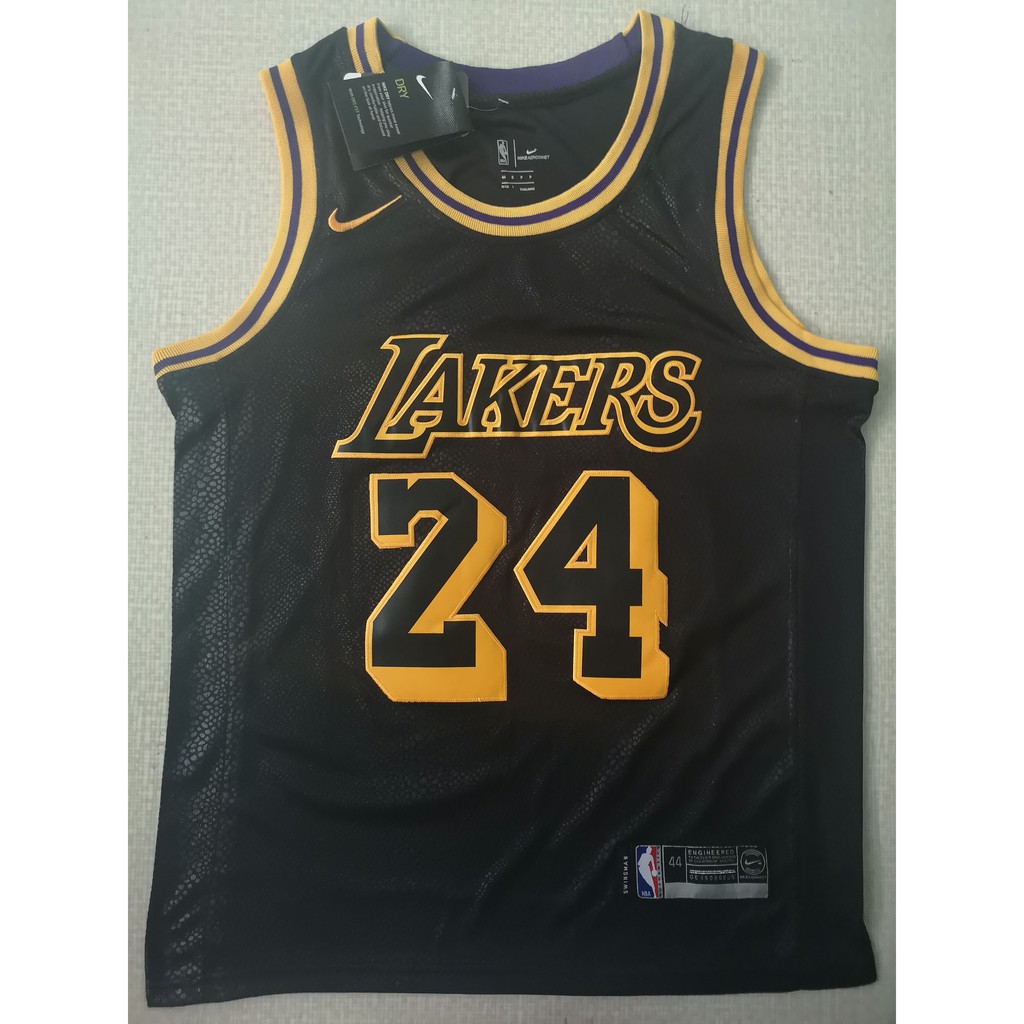 lakers purple and black jersey