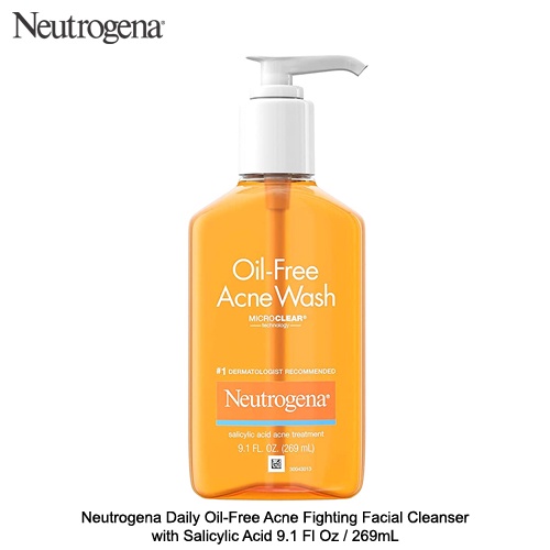 Neutrogena OilFree Acne Face Wash with Salicylic Acid 9.1 Fl Oz