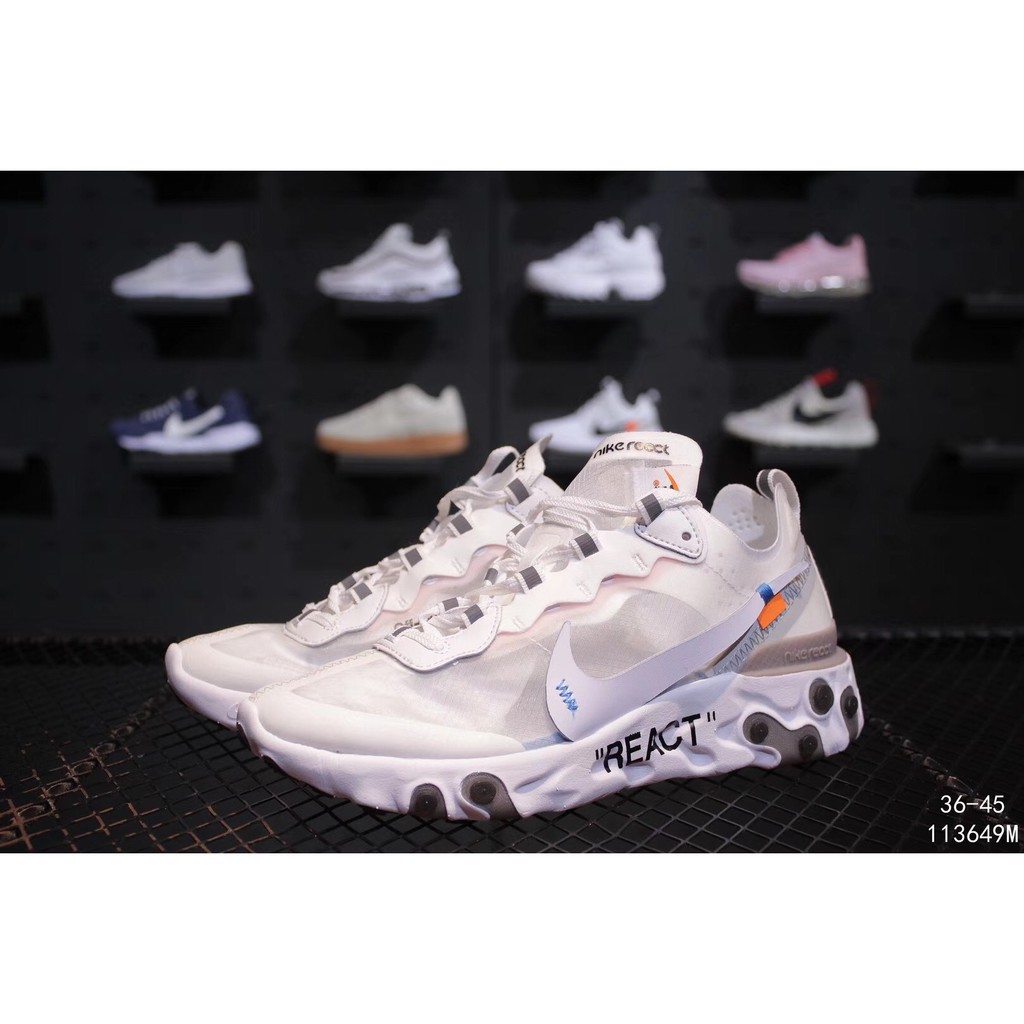 nike react 87 off white