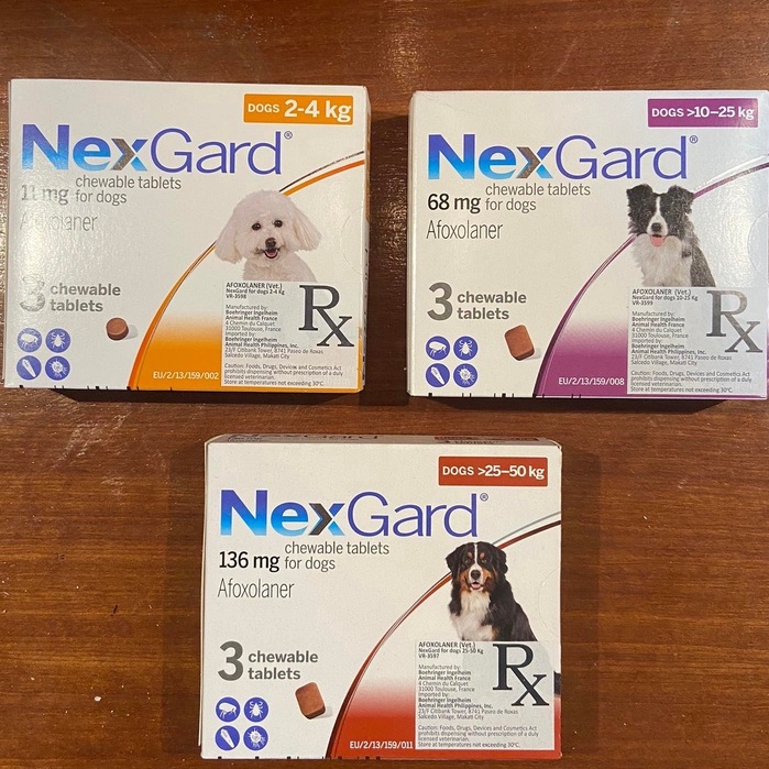 Original Nexgard Tablets Chewable Prevent Tick & Flea for Dogs Pet ...