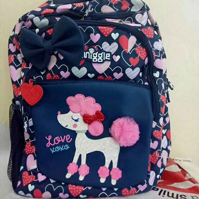 smiggle poodle backpack