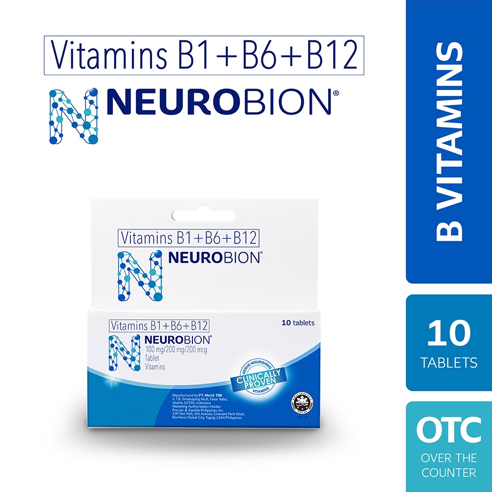 Neurobion Forte B Vitamins B1b6b12 Tablet 10s Nerve Care Presyo ₱231 7993