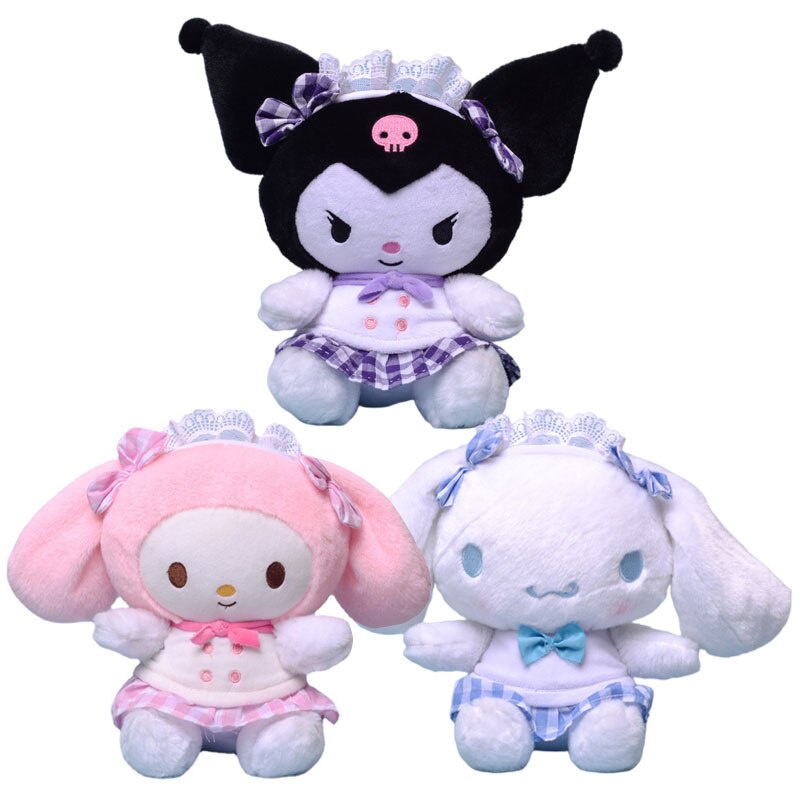 20cm Cartoon Stuffed Melody Kuromi Cinnamoroll Plush Toy Anime Kawaii ...