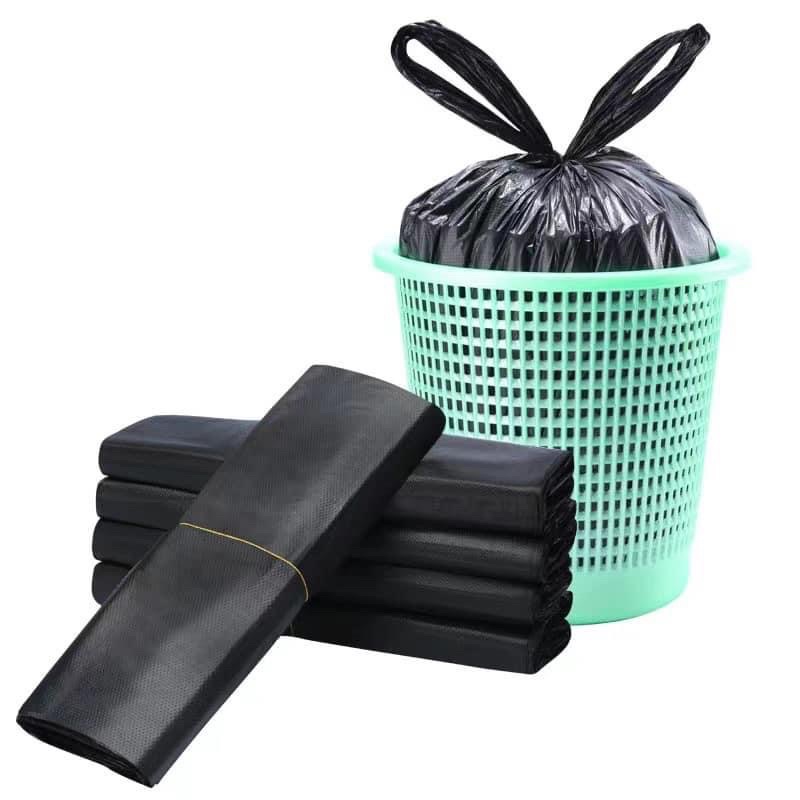 FLY 50pcs 32*52cm Disposable Garbage Bag Black Thick Shopee Philippines