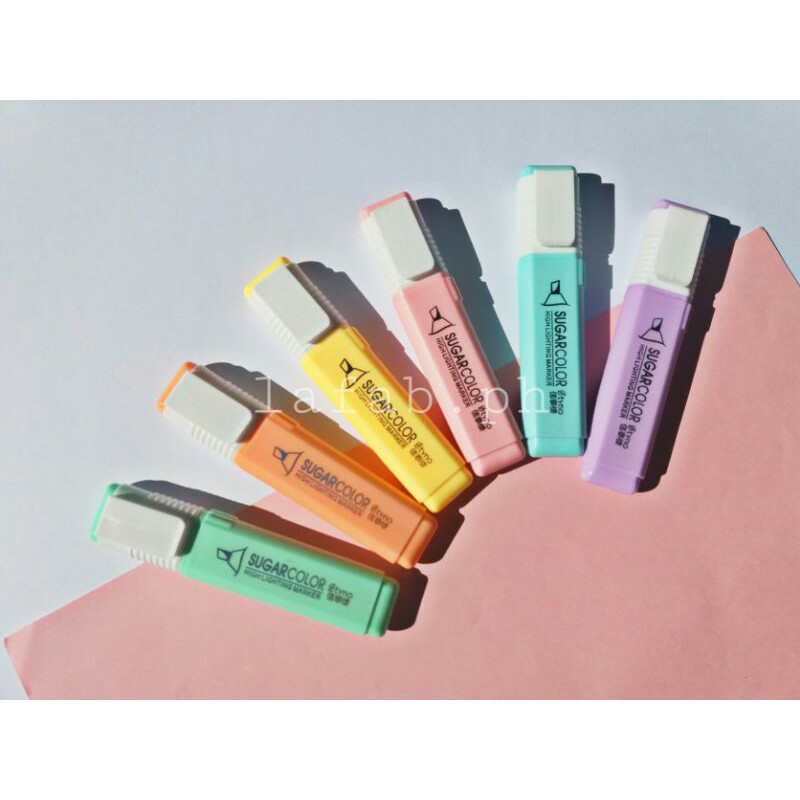 6pcs HIGHLIGHTER Pastel Color COD Shopee Philippines
