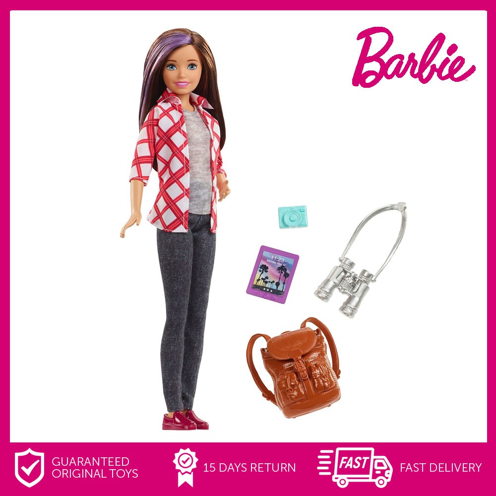 travel barbie doll