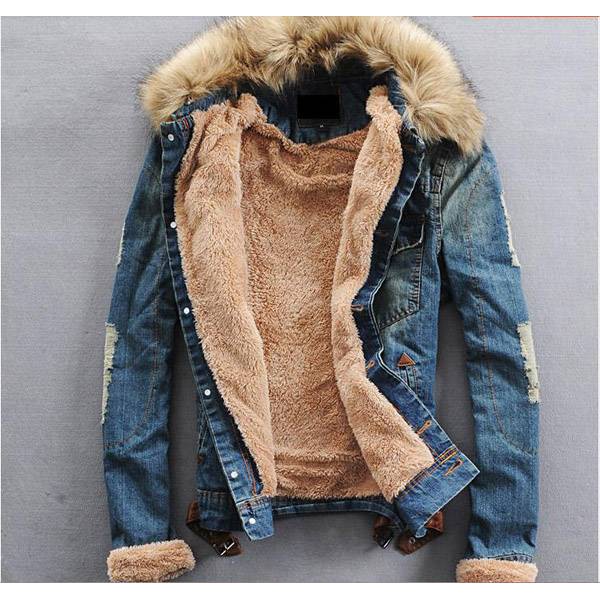winter denim jacket mens