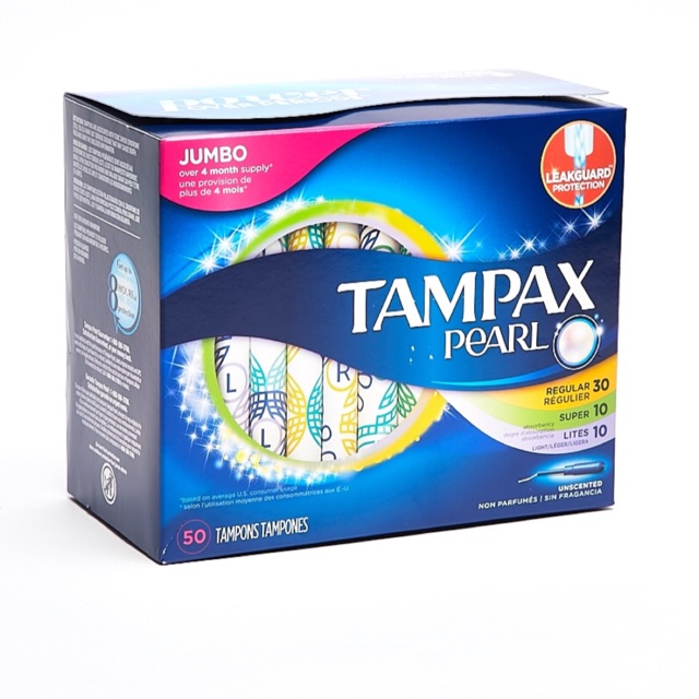 50 cts Tampons Tampax Pearl Unscented Shopee Philippines