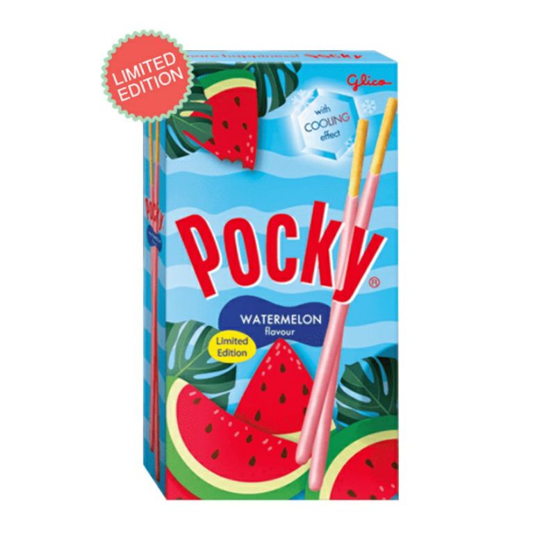 Pocky Watermelon Biscuit Sticks 36g Limited Edition Shopee Philippines