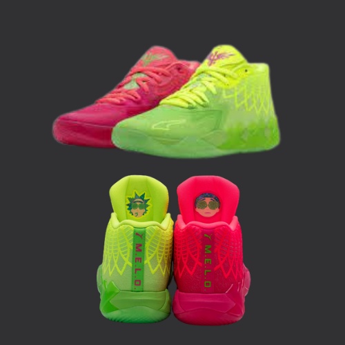 puma rick and morty basketball shoes