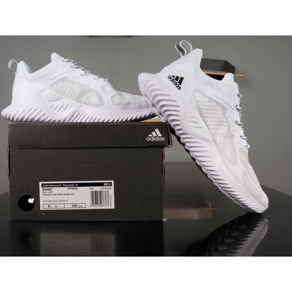 Adidas Alphabounce Beyond W B43687 white and black Alpha God class running  shoes | Shopee Philippines