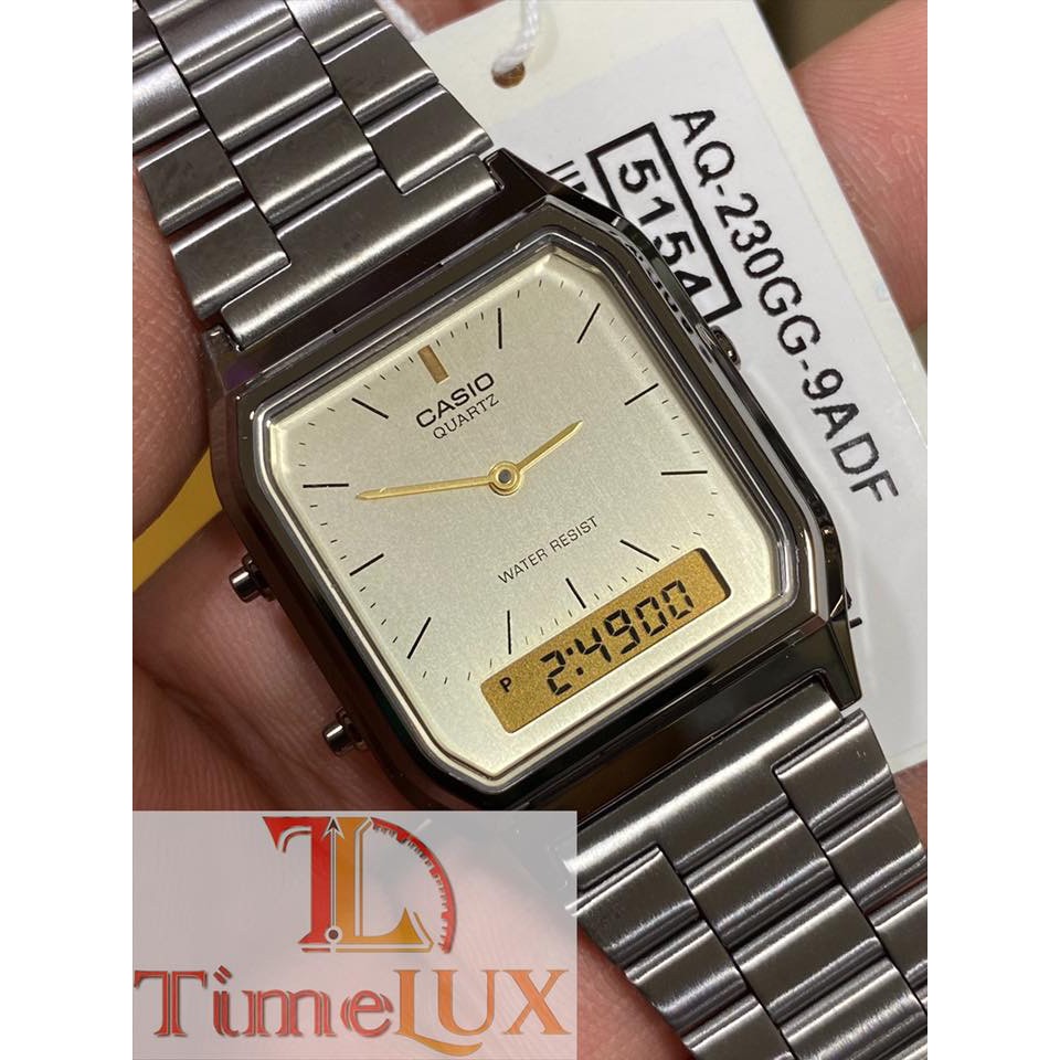 Casio Vintage Aq-230gg-9a | Shopee Philippines