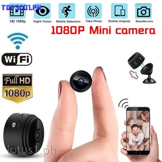 【Ready stock】A9 Mini Full-HD 1080P Small Wifi Camera Wifi IP Mini Camera IR Night Vision Micro Camera Motion Detection Camera Support TF Card/CCTV